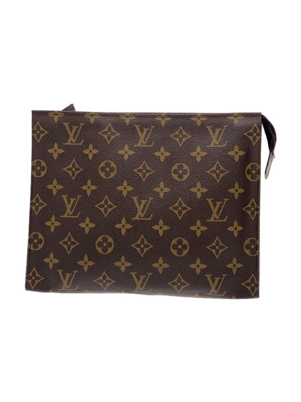 LOUIS VUITTON Pochette Toilette Canvas Brown